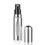 Perfumero 5ml Autorecargable Plata Metalico