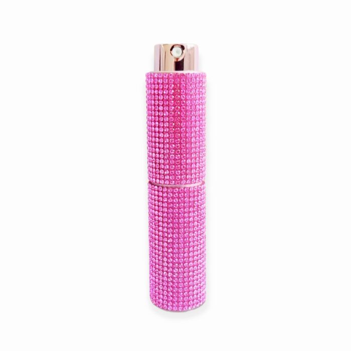 Perfumero Lujo 10ml Diamantes Rosas - Imagen 1
