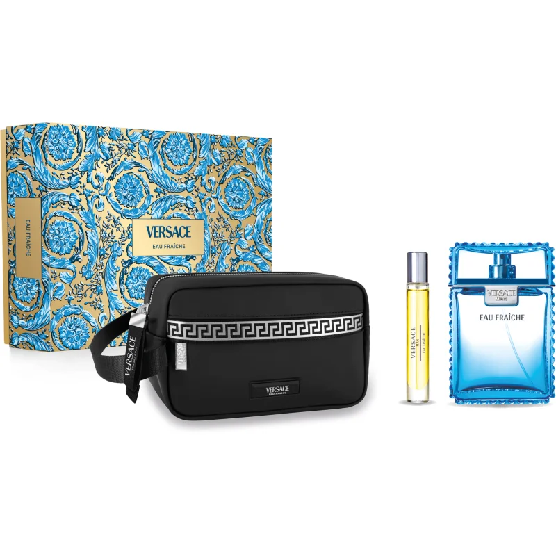 3240 (1) Versace Set Eau So Fresh 100ml + Vial 10ml + Cosmetiquera 1 - Imagen 1