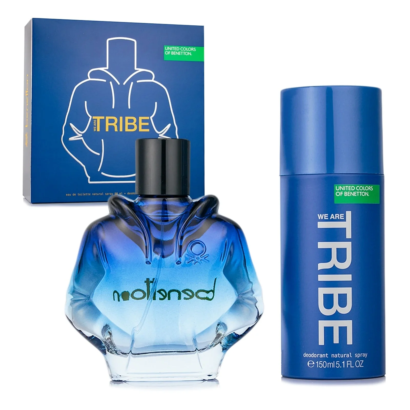 8433982026010 (1) Benetton Set We Are Tribe Man 90Ml Edt 2PZ - Imagen 1