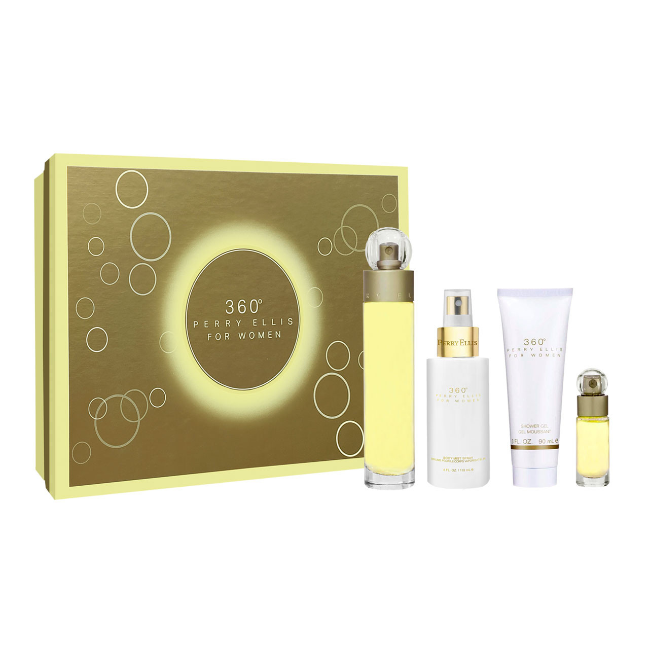 M360SET4__49121 Perry Ellis Set 360° Woman 4 piezas - Imagen 1