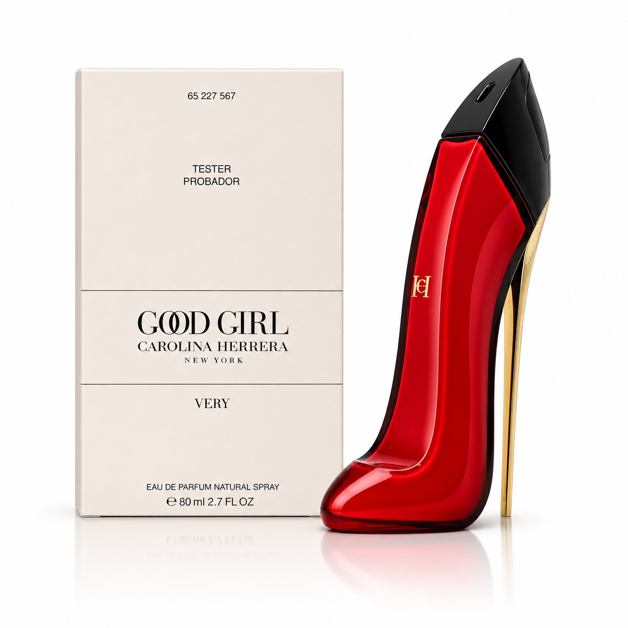 a12c5cfc-b6f3-40c3-b6f4-61ffd0358107 Tester Carolina Herrera Good Girl Very 80ml - Imagen 1