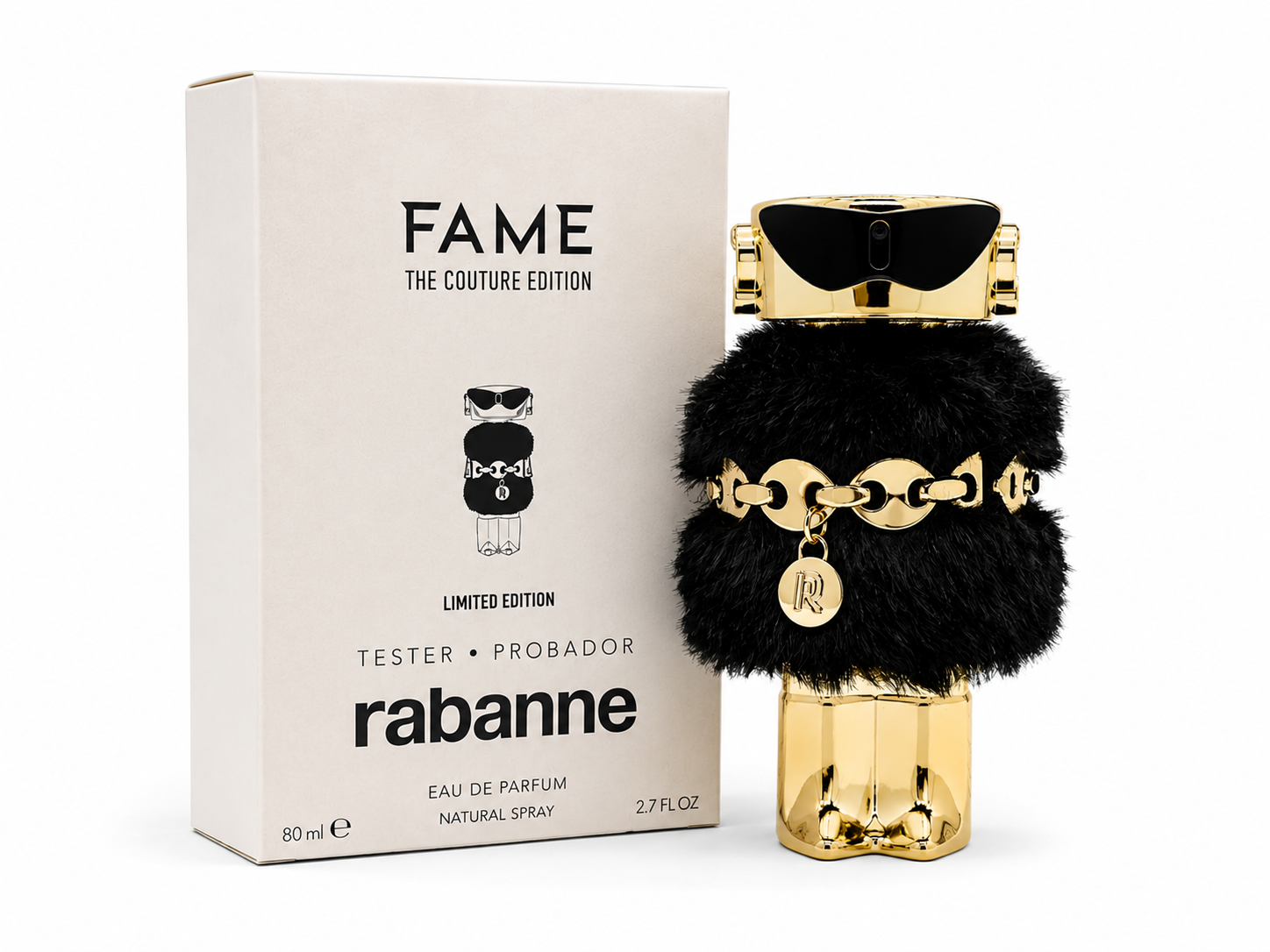 f483a36d-7c0c-4f08-a601-28b72189a16a Tester Paco Rabanne Fame The Couture Edition 80ml - Imagen 1