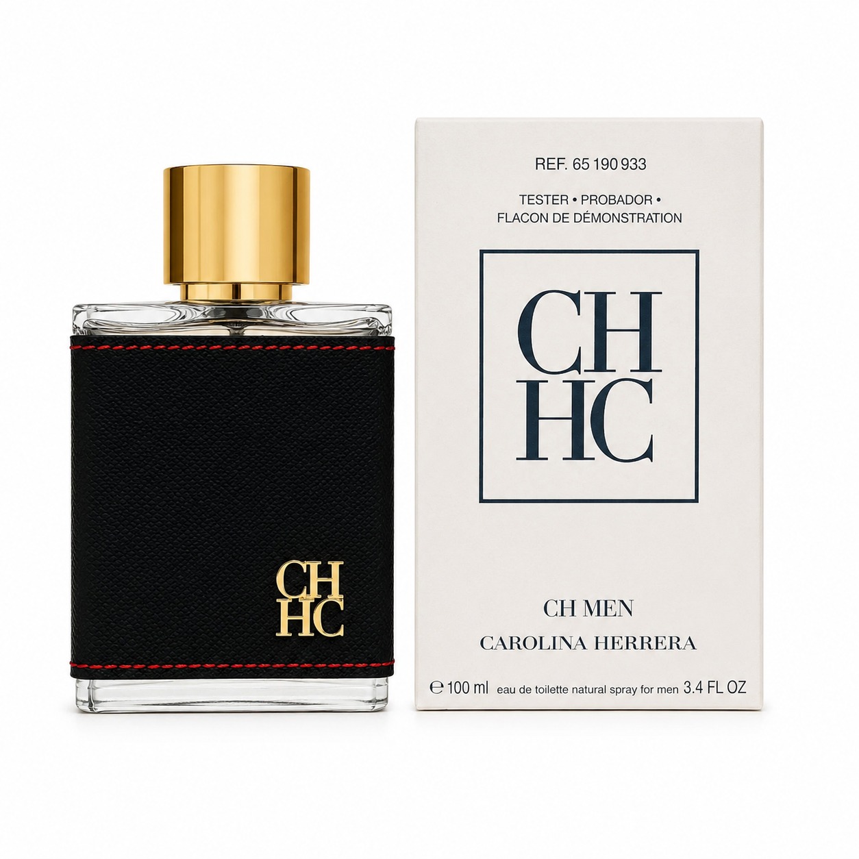 e699d3fe-9286-431f-bb17-506f3dc52c32 Tester Carolina Herrera CH Men 100ml - Imagen 1