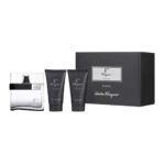 Salvatore Ferragamo Set F by Ferragamo Black EDT 100ml + Gel de Ducha 75ml + Crema de Afeitar 75ml
