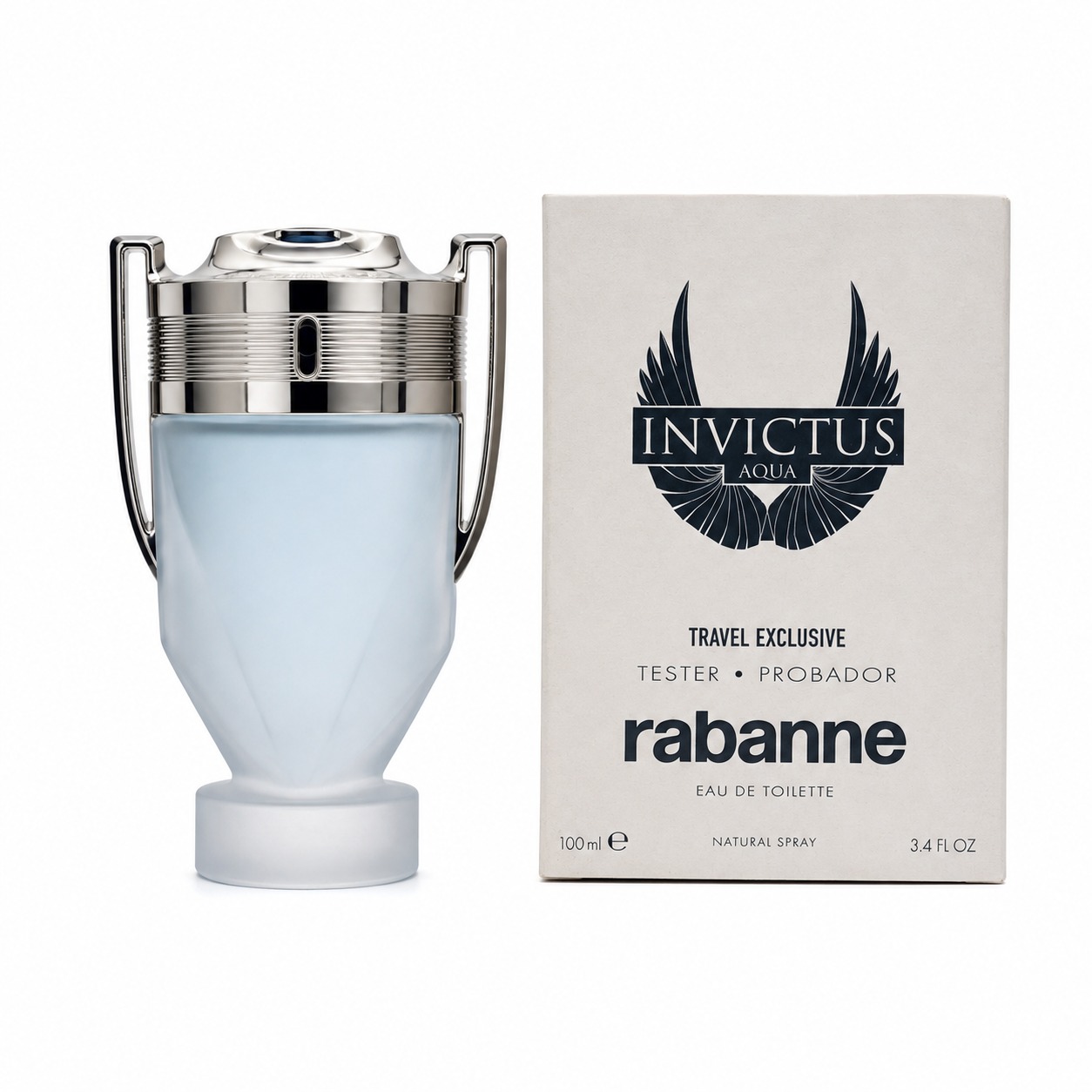 38675704-d8fe-4b39-a2b5-a23d782a786f Tester Paco Rabanne Invictus Aqua 100ml - Imagen 1