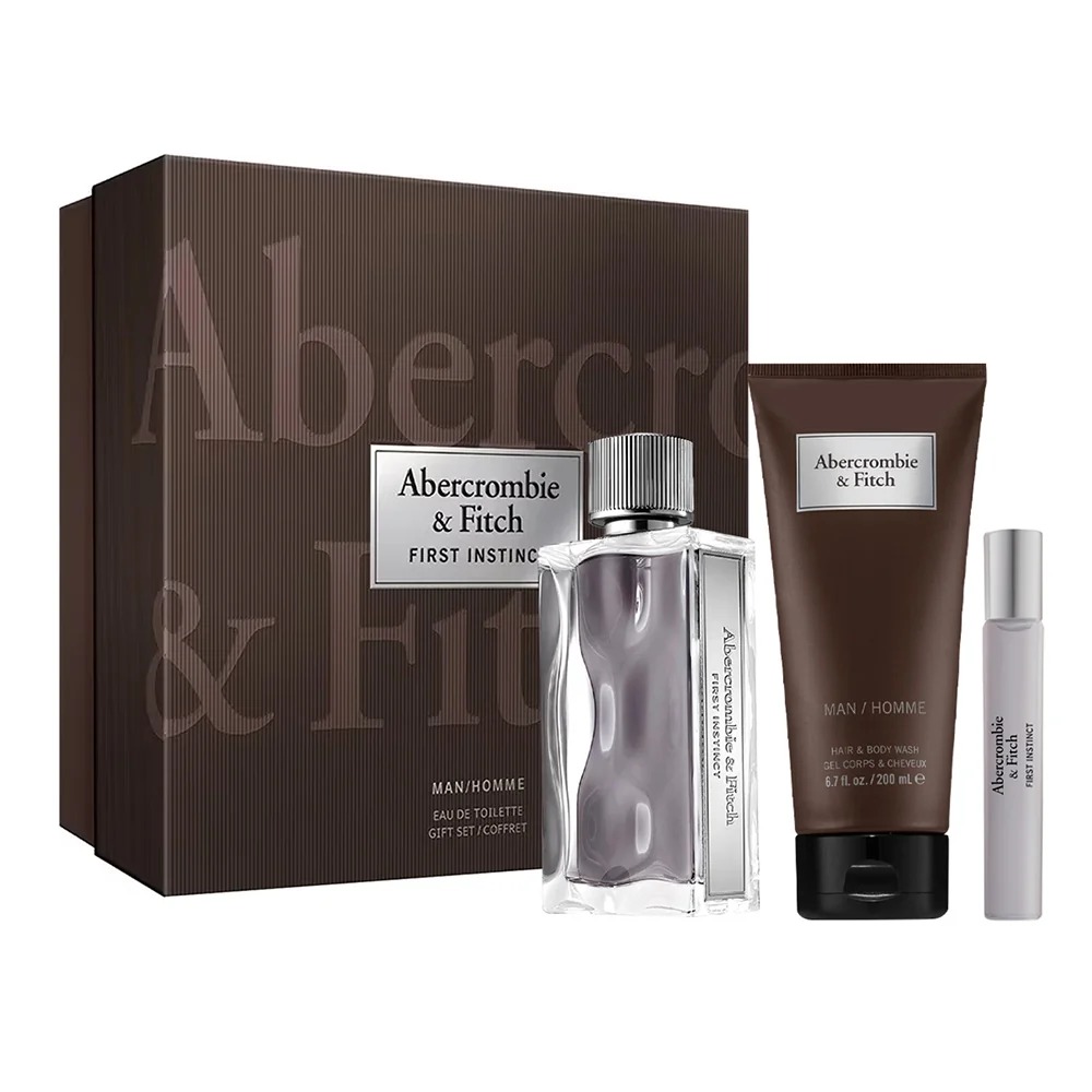 9da3edac-035c-46e8-871d-dbb0d838bebc A&F Set First Instinct EDT 100ml + Gel de Baño 200ml + Miniatura 15ml - Imagen 1