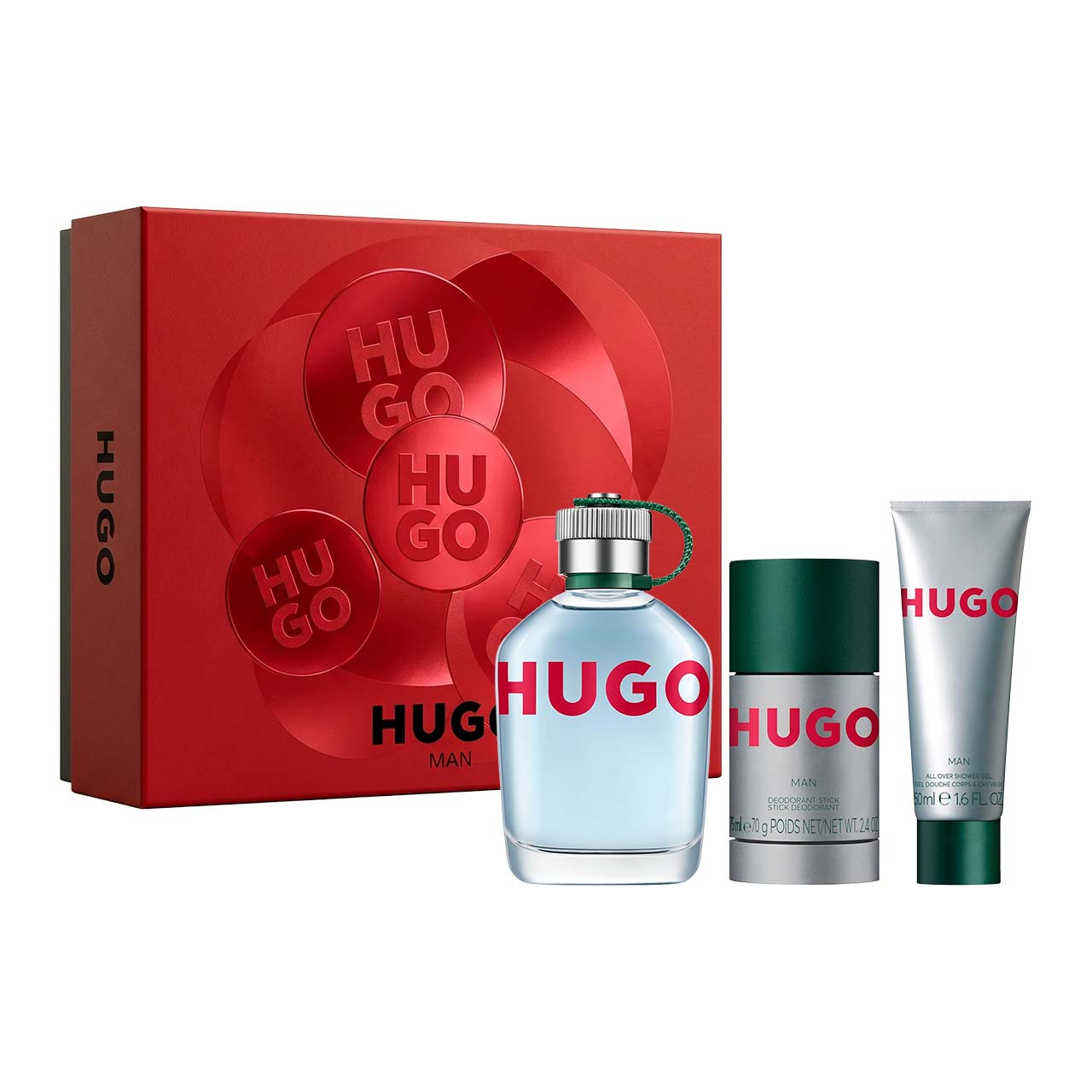 c1a86867-2192-4b81-802b-611c04aeb97e Hugo Boss Set Hugo 3 EDT 125ml + Desodorante 75ml + Gel de Ducha 50ml - Imagen 1