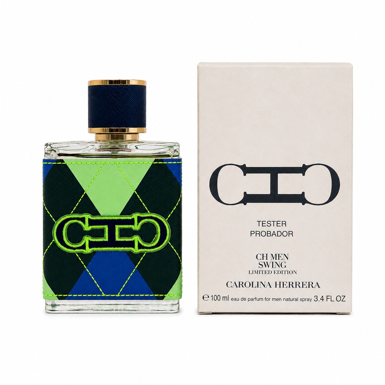 c79bbf77-56e6-4a61-b128-540b2fe9280e Tester Carolina Herrera CH Men Swing 100ml - Imagen 1